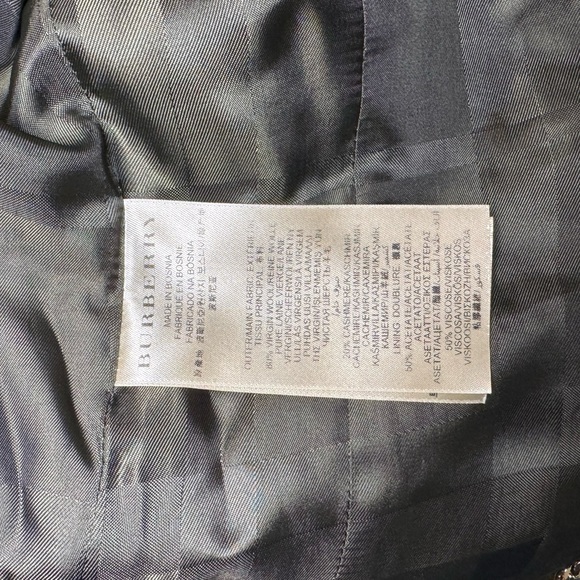 Burberry Olive Belted Military Trench Coat - Picture 4 of 11